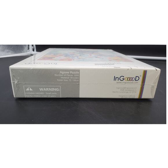 Ingooood Jigsaw Puzzle- Fantasy Series Flower Raindrop Colourful Deer **SEALED** - Picture 5 of 5